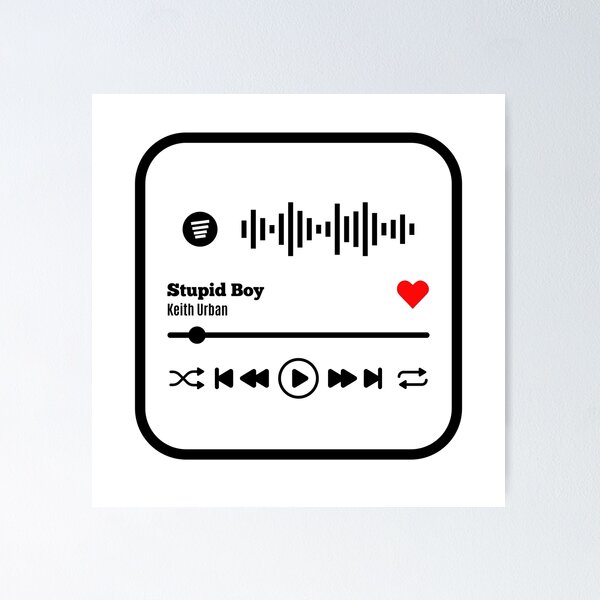 Item preview, Stupid Boy (Music Player) designed and sold by dev11588.