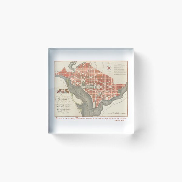 Item preview, Map of Washington DC 1800 designed and sold by amuseXpress.