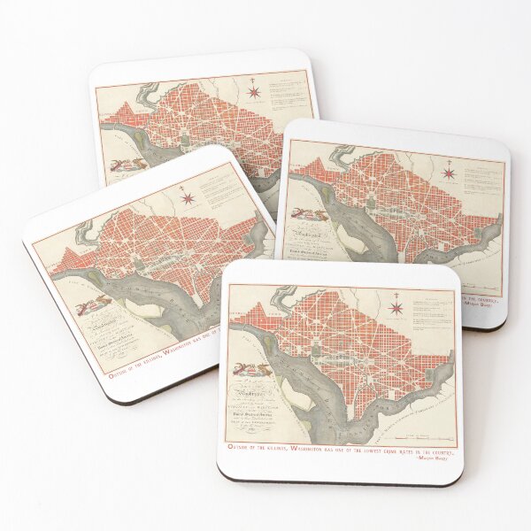 Item preview, Map of Washington DC 1800 designed and sold by amuseXpress.