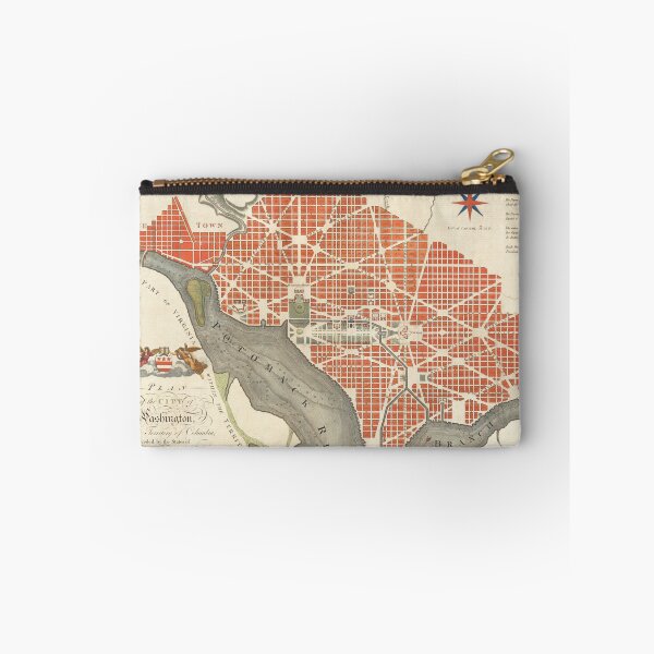 Item preview, Map of Washington DC 1800 designed and sold by amuseXpress.