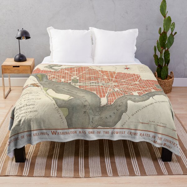 Item preview, Map of Washington DC 1800 designed and sold by amuseXpress.