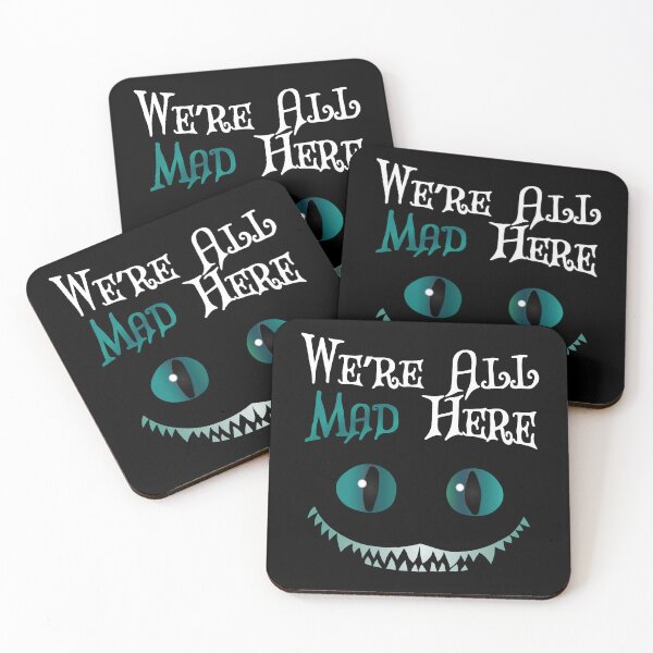 Item preview, Were All Mad Here - Cheshire Cat designed and sold by TheInkElephant.
