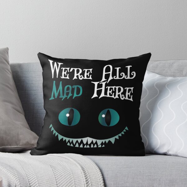 Item preview, Were All Mad Here - Cheshire Cat designed and sold by TheInkElephant.