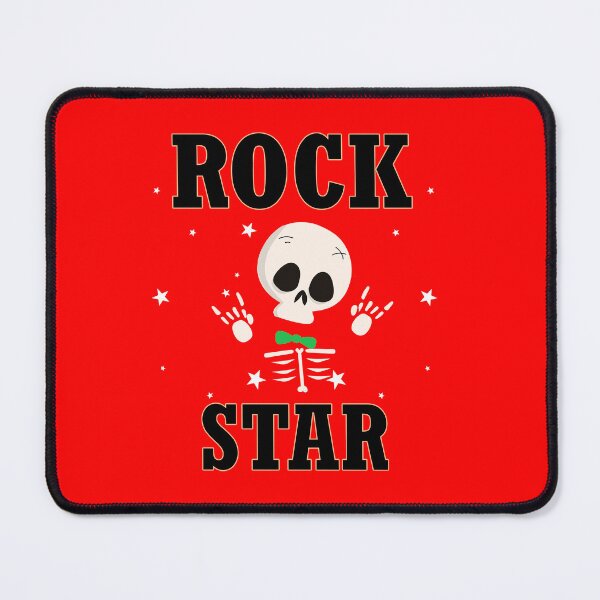 Item preview, Rock Star Slogan With Cute Rock Hands Skeleton designed and sold by Mrspink16.
