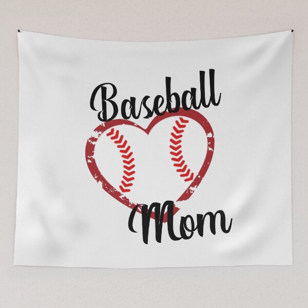 Item preview, Baseball Mom Heart designed and sold by HappyLifeCreate.