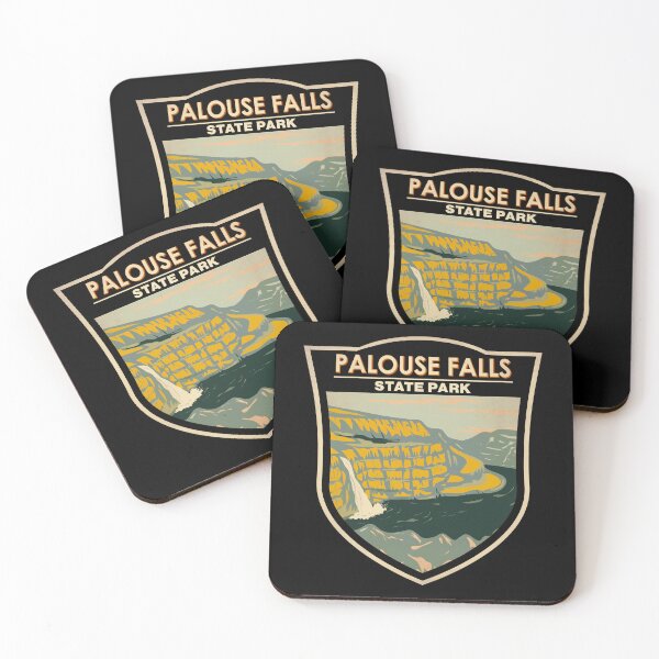 Item preview, Palouse Falls State Park Washington Badge designed and sold by KrisSidDesigns.