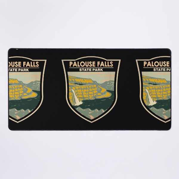 Item preview, Palouse Falls State Park Washington Badge designed and sold by KrisSidDesigns.