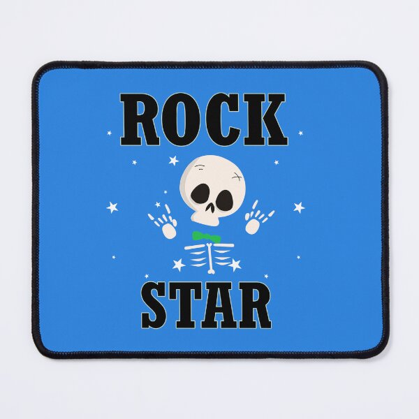 Item preview, Rock Star Slogan With Cute Rock Hands Skeleton designed and sold by Mrspink16.
