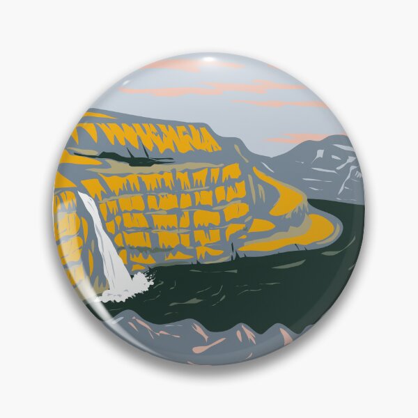 Item preview, Parque Estatal Palouse Falls Washington Vintage designed and sold by KrisSidDesigns.