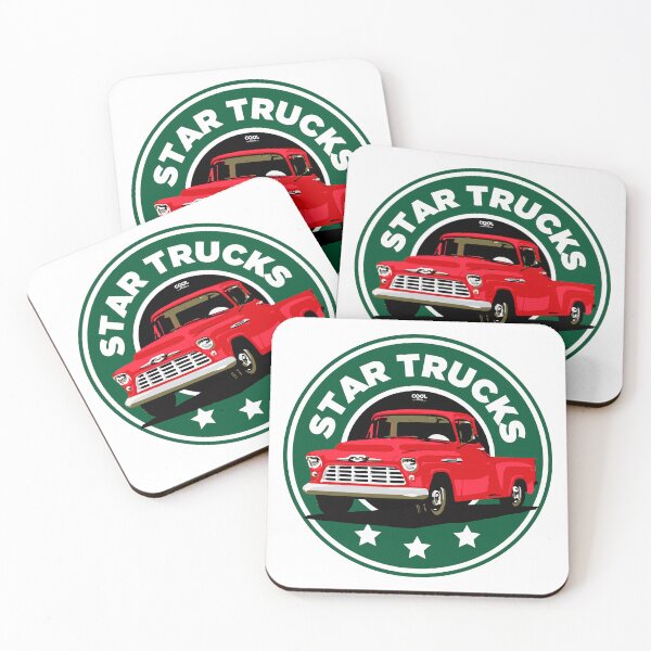 Item preview, Red 50s CS Star Truck designed and sold by CoolRide.