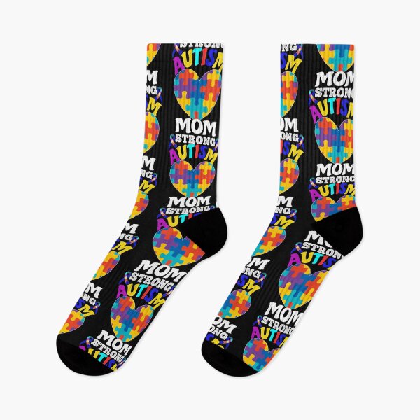 Item preview, Strong Autism Mom Cute Autism Awareness Gift designed and sold by SharpThreadZ.