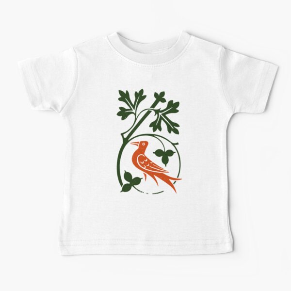 Woodcut birds Baby T-Shirt