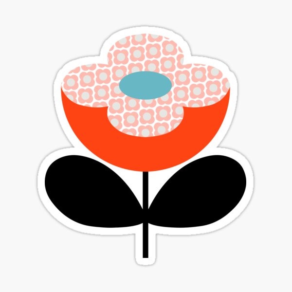 "Orla Kiely, Buttercup Stem ,orla kiely pattern" Sticker for Sale by spotfly Redbubble