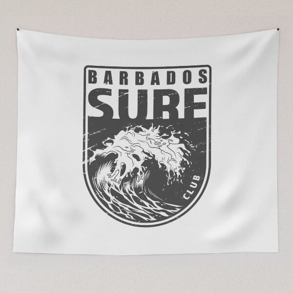 Item preview, Barbados Surf Club Emblem designed and sold by KrisSidDesigns.
