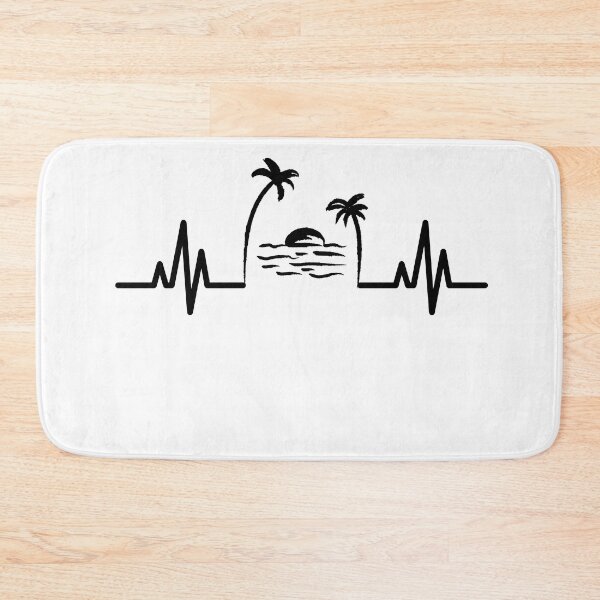 Item preview, Holiday Heartbeat Sunset Palm Sea designed and sold by DZ-Merch.