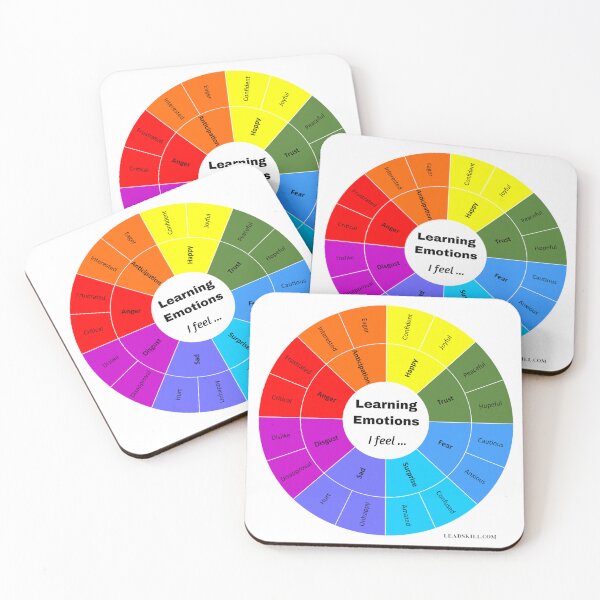 Item preview, Emotions Wheel for Learning Emotions (Feelings Wheel) 24 Emotions designed and sold by Leadskill.