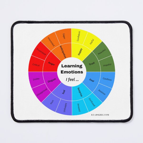 Item preview, Emotions Wheel for Learning Emotions (Feelings Wheel) 24 Emotions designed and sold by Leadskill.