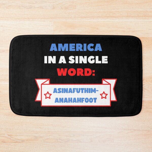Item preview, FUNNY AMERICA IS A NATION THAT CAN BE DESCRIBED IN A SINGLE WORD designed and sold by appareltolove.