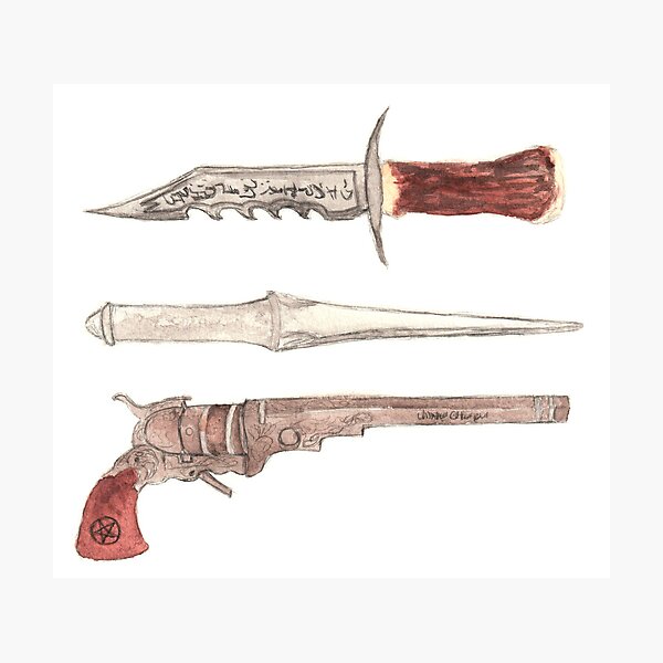 Item preview, Supernatural Weapons designed and sold by 3amCoffee.