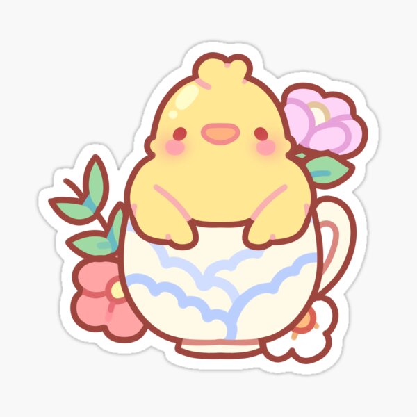 Item preview, chick in a teacup designed and sold by Adoreleena.