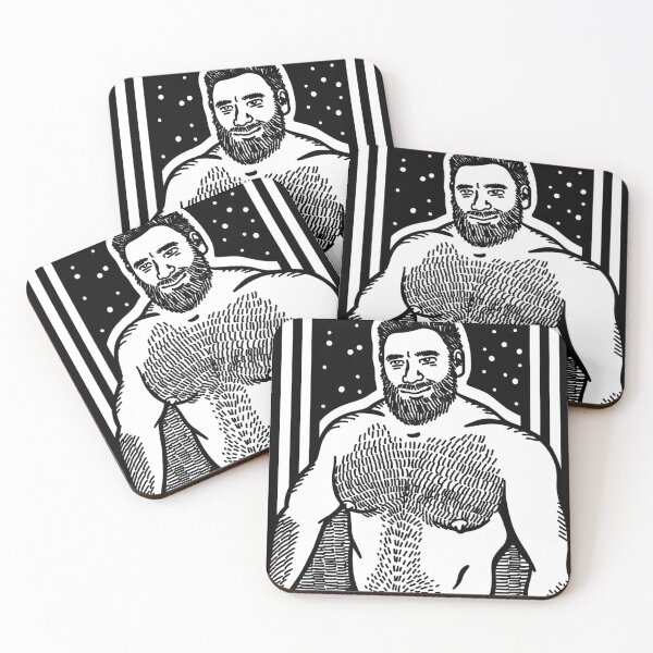 Item preview, A BEARDED MAN designed and sold by abstractnudes.