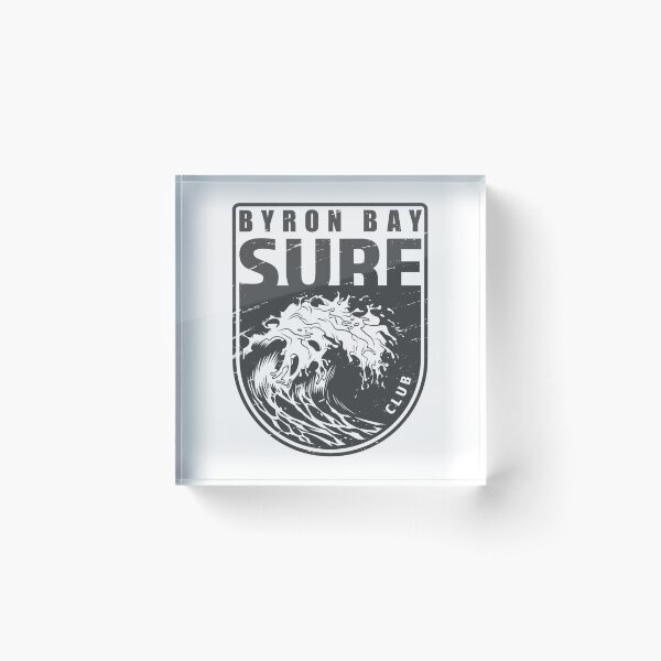Item preview, Byron Bay Surf Club Australia Emblem designed and sold by KrisSidDesigns.