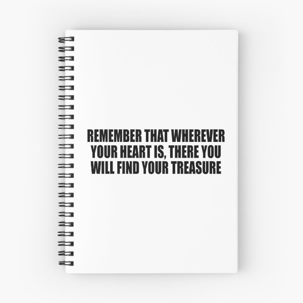 Item preview, Remember that wherever your heart is, there you will find your treasure designed and sold by Colorfulandfun.
