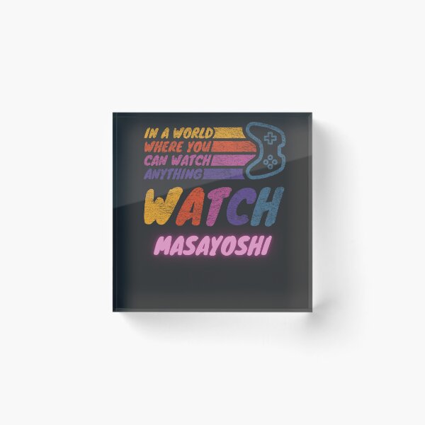 Item preview, Watch Masayoshi twitch streamer youtuber designed and sold by LAST WEEK'S STOLEN AESTHETICS.
