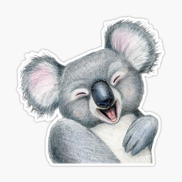 Koala Art Print by Miri Leshem-Pelly