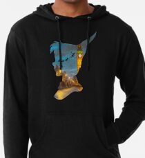 Peter Pan über London Leichter Hoodie