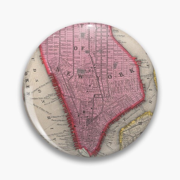 Item preview, New York City 1860 Mitchell Map designed and sold by amuseXpress.