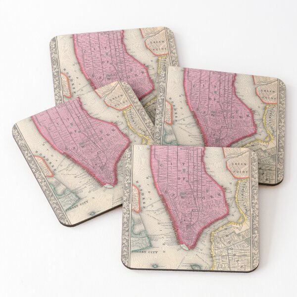 Item preview, New York City 1860 Mitchell Map designed and sold by amuseXpress.