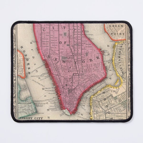 Item preview, New York City 1860 Mitchell Map designed and sold by amuseXpress.