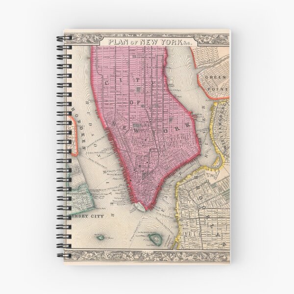 Item preview, New York City 1860 Mitchell Map designed and sold by amuseXpress.