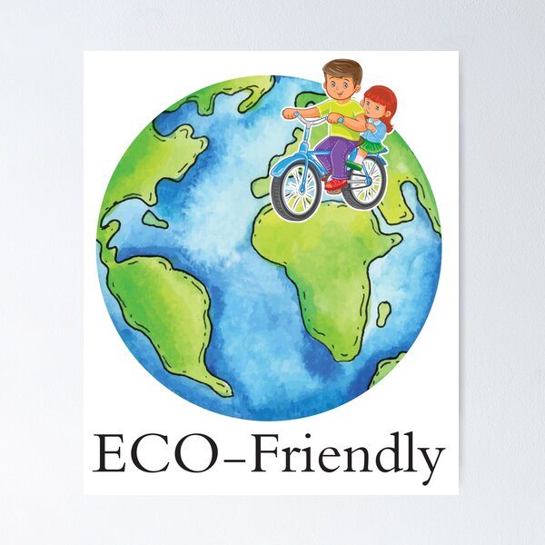 Girl Drawing Eco Friendly Poster High-Res Stock Photo - Getty Images