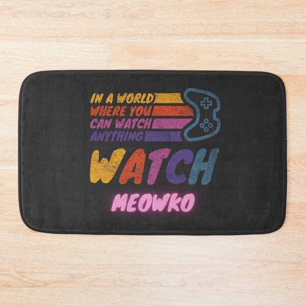 Item preview, Watch Meowko twitch streamer youtuber designed and sold by LAST WEEK'S STOLEN AESTHETICS.