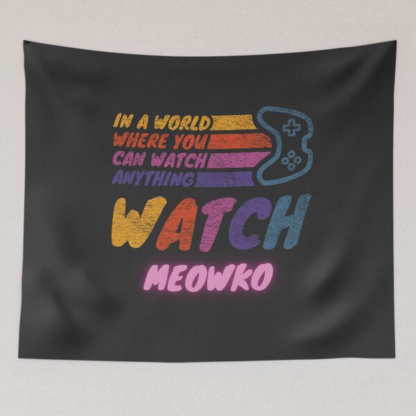 Item preview, Watch Meowko twitch streamer youtuber designed and sold by LAST WEEK'S STOLEN AESTHETICS.