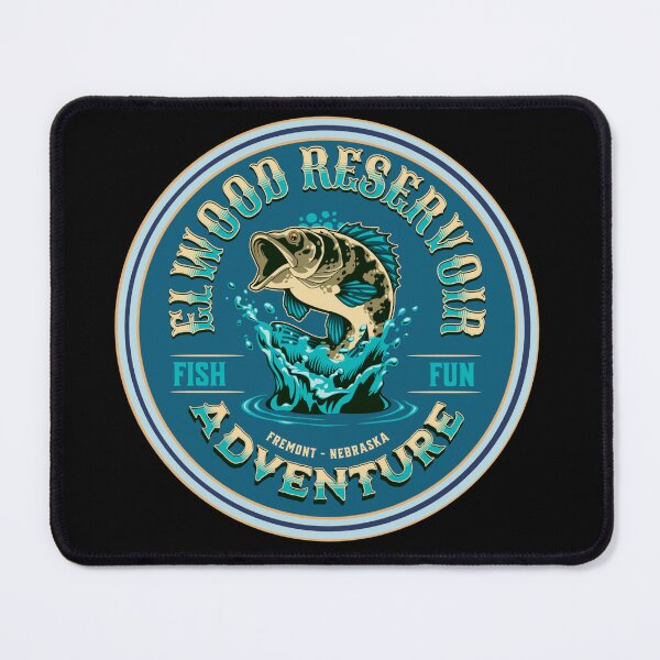 Item preview, Elwood Reservoir Fishing Lake Nebraska designed and sold by CattlettArt.