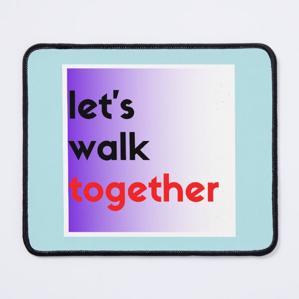 Item preview, Quote let's walk together designed and sold by BaZaar from TakE a LooK.