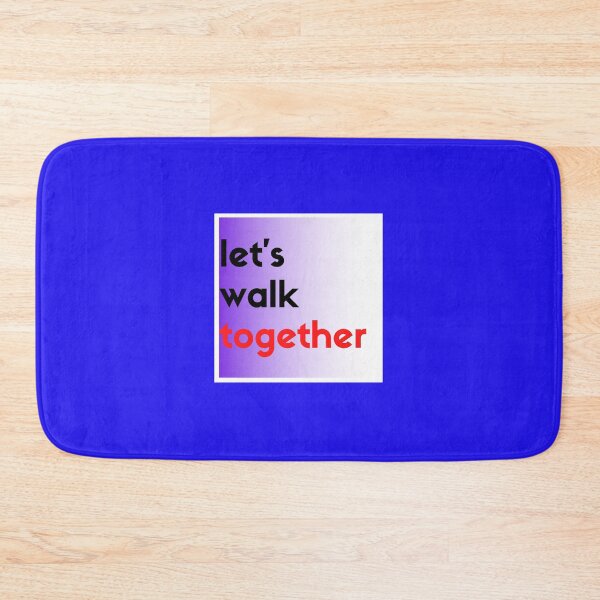 Item preview, Quote let's walk together designed and sold by BaZaar from TakE a LooK.