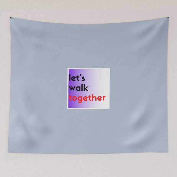 Item preview, Quote let's walk together designed and sold by BaZaar from TakE a LooK.