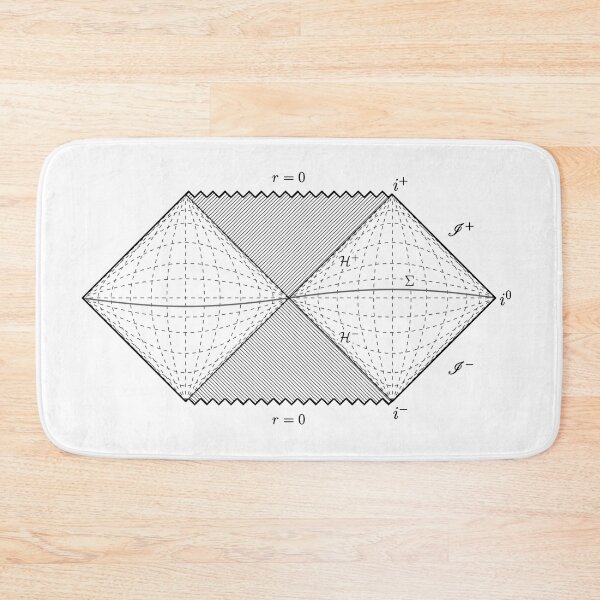 Item preview, penrose diagram, general relativity and physics designed and sold by NoetherSym.