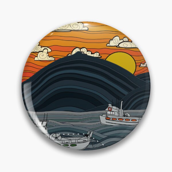 Item preview, Amaq Mountain Fishing Scene designed and sold by sarahschroeder.