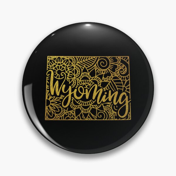 Item preview, Wyoming Gold Map designed and sold by OutcastBrain.