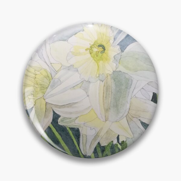 Item preview, Pale Daffodils watercolour painting  designed and sold by esvb.