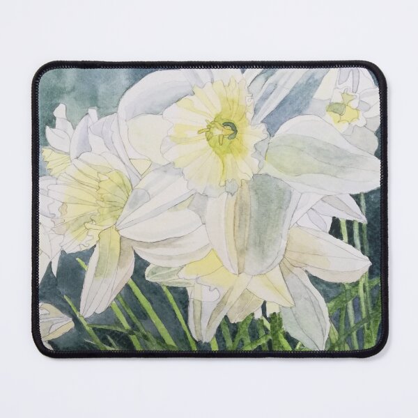 Item preview, Pale Daffodils watercolour painting  designed and sold by esvb.