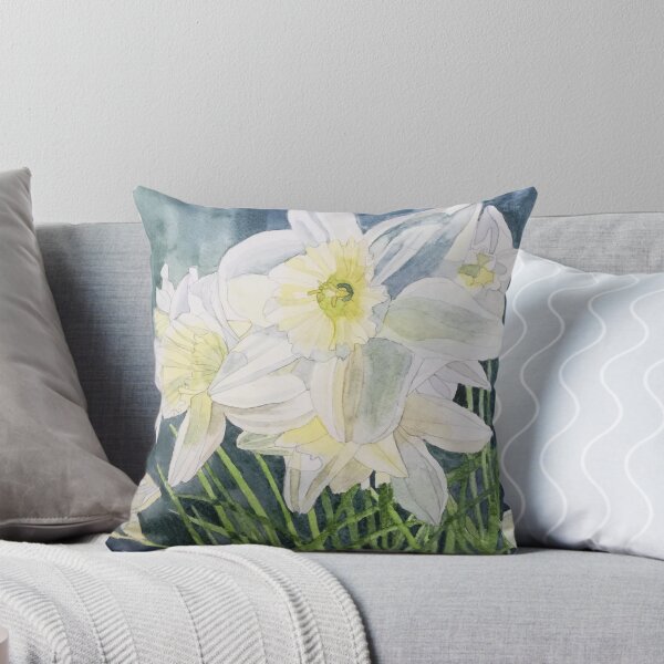 Item preview, Pale Daffodils watercolour painting  designed and sold by esvb.