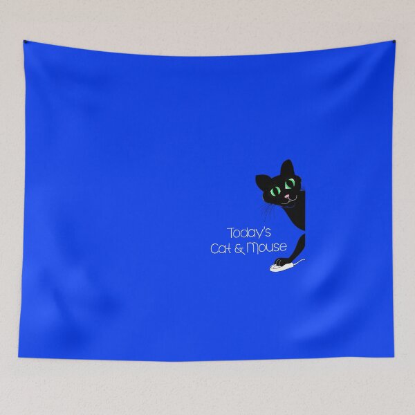 Item preview, Cat & Mouse blue design  designed and sold by MystixJack.