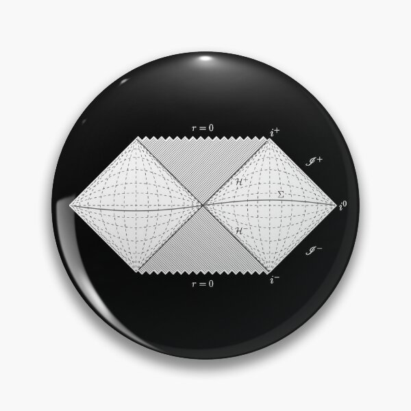 Item preview, penrose diagram, general relativity and physics designed and sold by NoetherSym.