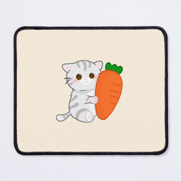 Item preview, Cat with Carrot designed and sold by takenoko-3.